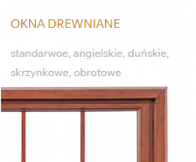 OKNA DREWNIANE