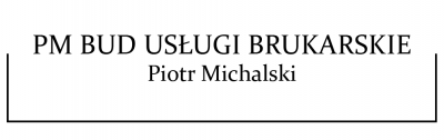 PM BUD USŁUGI BRUKARSKIE Piotr Michalski