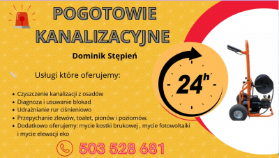 POGOTOWIE KANALIZACYJNE Dominik Stępień