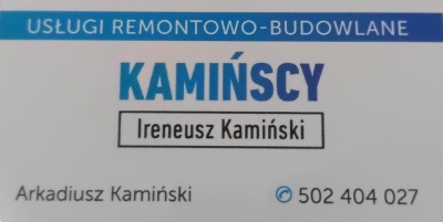 KAMIŃSCY FIRMA BUDOWLANA